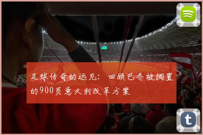 足球传奇的远见:回顾巴乔被搁置的900页意大利改革方案
